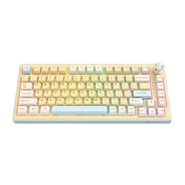 Клавиатура игровая ONIKUMA MT707 Yellow - Фото 1 Клавиатура игровая ONIKUMA MT707 Yellow - изображение 1