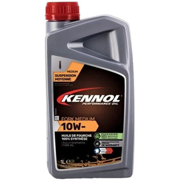 Олива для вилки KENNOL FORK MEDIUM 10 W (1 л.) - Фото 1 Олива для вилки KENNOL FORK MEDIUM 10 W (1 л.) - зображення 1
