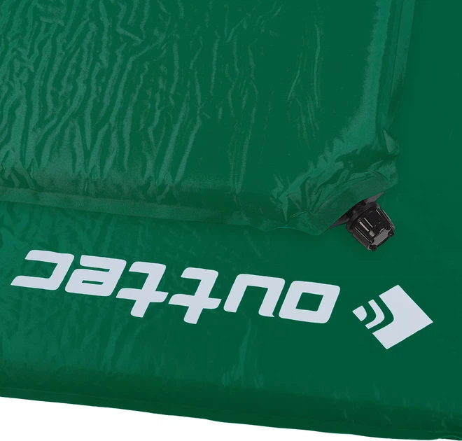 Килимок самонадувний Outtec Travel O-42405 180 x 53 см Зелений (5905884424056) - зображення 5