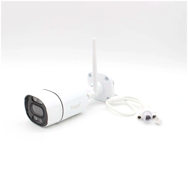 WIFI камера видеонаблюдения 3MP с ИК-подсветкой и датчиком движения уличная CAMERA C16 TUYA белая - изображение 8