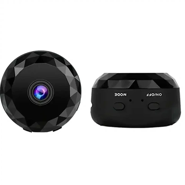 Беспроводная мини камера WiFi 1080P с микрофоном и магнитным креплением для видеонаблюдения черная - изображение 7