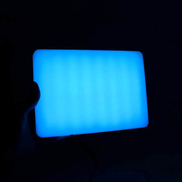 Профессиональная LED панель 22х15 5 см мощность 40 Вт RGB пульт дистанционного управления F99 для фото и видео - изображение 9