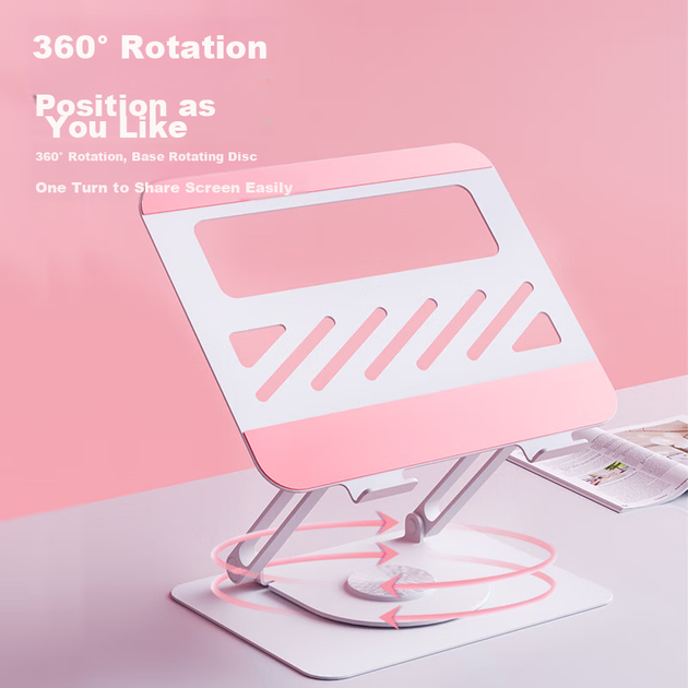 Підставка для ноутбука Lenovo W8pro Alloy White and Pink - зображення 6