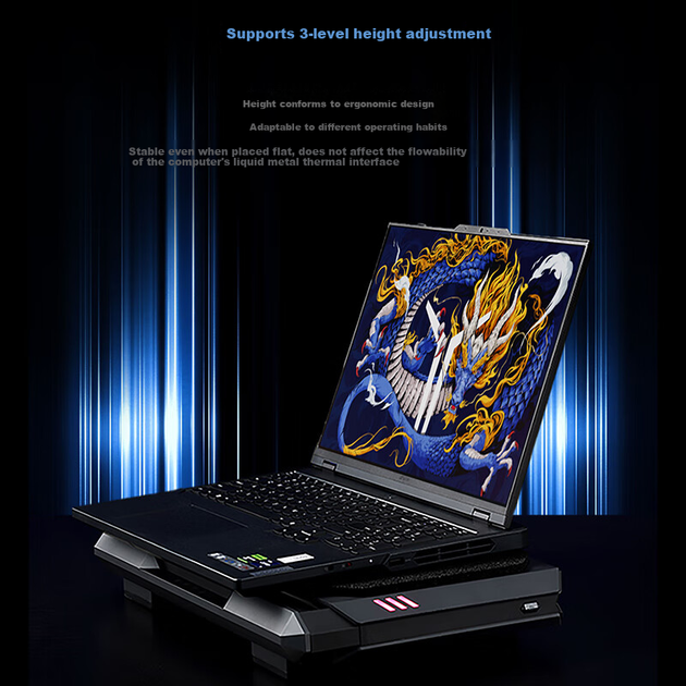 Вентилятор охолодження Lenovo Savior Blade F9 зі штучним інтелектом, регулювання тепловіддачі в режимі реального часу, підходить для Apple, Huawei, Xiaomi, Xiaoxin, Lai Ku Dou Zhan Zhe Savior Y7000p/r9000p - зображення 6
