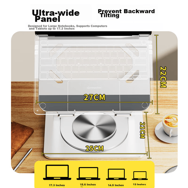 Підставка для ноутбука Jichuan Z2XT Aluminum alloy Silver - зображення 4