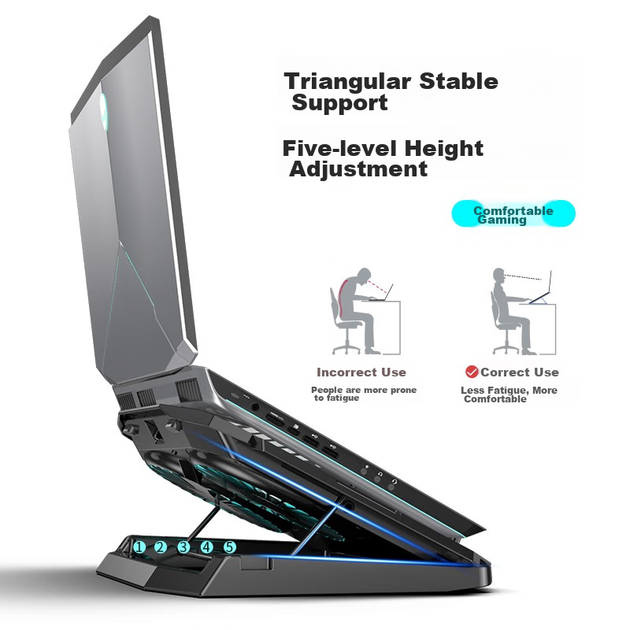Охлаждающая подставка для ноутбука SUOHUANG SSRQ-020S1 17.3" - Фото 8 Охлаждающая подставка для ноутбука SUOHUANG SSRQ-020S1 17.3" - изображение 8