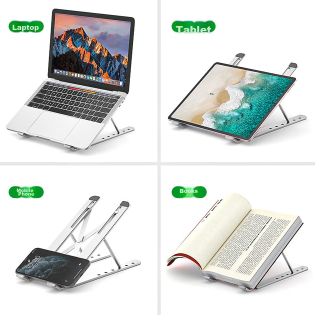 Подставка для ноутбука SUOHUANG S-027C Aluminum alloy - Фото 6 Подставка для ноутбука SUOHUANG S-027C Aluminum alloy - изображение 6