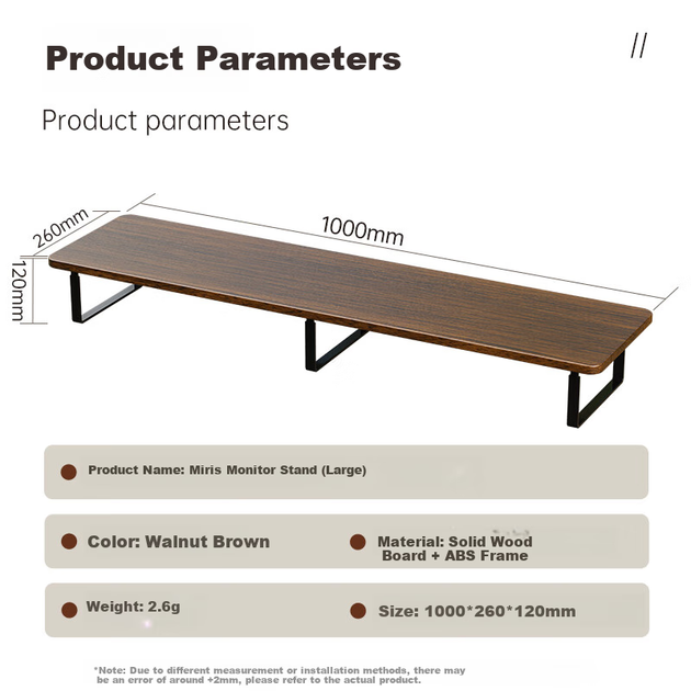 Подставка для монитора Mryc 100 см Brown - Фото 6 Подставка для монитора Mryc 100 см Brown - изображение 6
