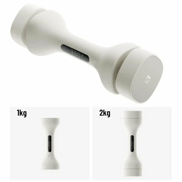 Умные гантели Xiaomi Mijia Intelligent Dumbbell 1 кг Пластик + Металл 184х72х72 мм Белый - изображение 7