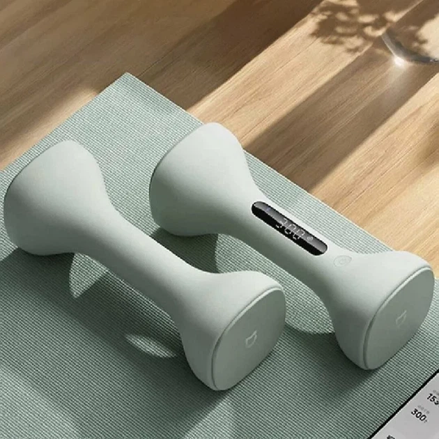 Розумні гантелі Xiaomi Mijia Intelligent Dumbbell 1 кг Пластик + Метал Light Green 184x72x72 мм - Фото 8 Розумні гантелі Xiaomi Mijia Intelligent Dumbbell 1 кг Пластик + Метал Light Green 184x72x72 мм - зображення 8
