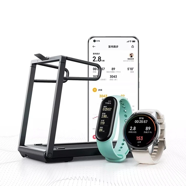 Беговая дорожка Xiaomi Mi Home Intelligent Treadmill 152x108x75 см металл Темно-серый - изображение 4
