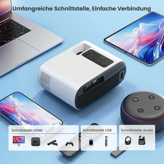 Проектор TOPTRO TR26 HD Wi-Fi Bluetooth (102215499) - Уценка - изображение 7