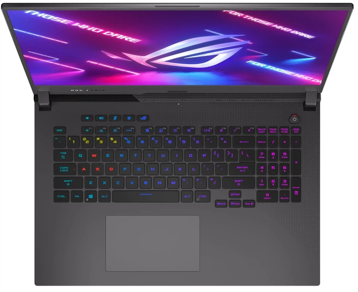 Ноутбук 17.3" Asus ROG Strix G17 (G713QR-K4199W) Gaming AMD Ryzen 9 5900HX RAM 16GB SSD 1TB GeForce RTX 3070 Win11 Алюмінієвий корпус (UKR) (102199472) - Уцінка - зображення 3