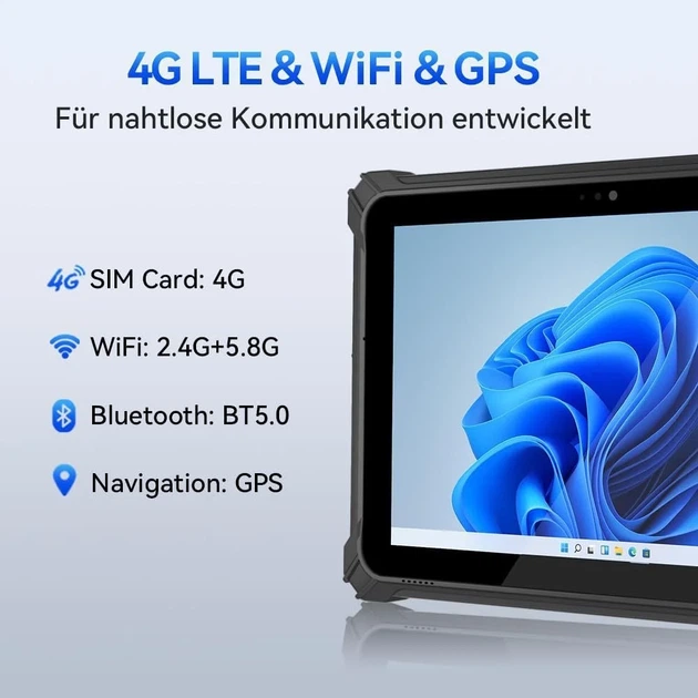 Промышленный планшет 10.1'' iEdge T10W 8/128Gb 4G SIM 4 ядер Windows 11 Черный (102169480) - Б/У - изображение 3