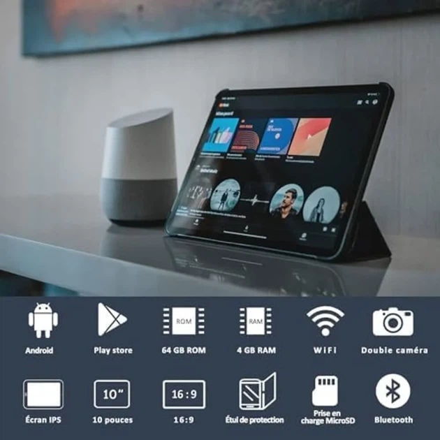 Планшет 10.1" Goodtel G2 4/64Gb 8 ядер Android 11 8000 mAh Черный (102195358) - Уценка - изображение 2