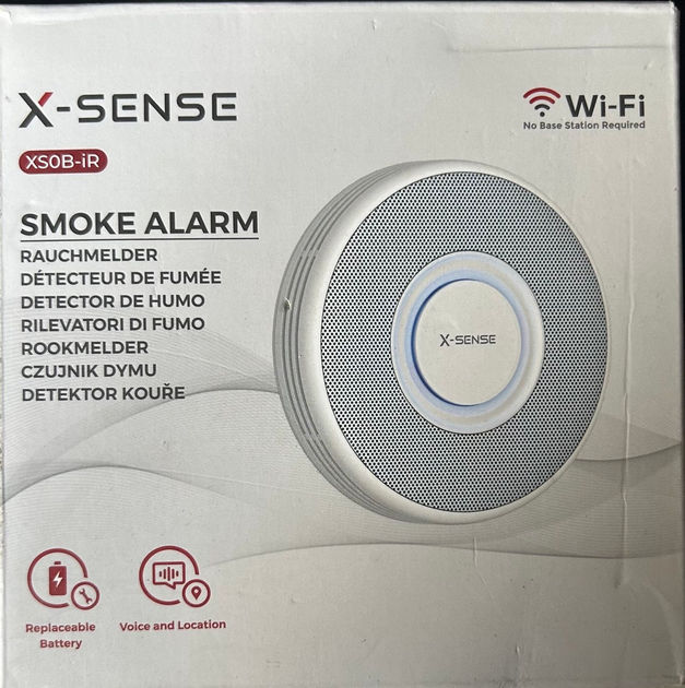 Датчик диму WIFI з голосовими сповіщеннями на смартфон X-Sense XS0B-iR - изображение 10
