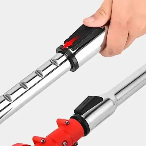 Тример акумуляторний Bosch Easy 23-045 48 В 6 А·год для трави електрокоса 12000 об хв садова коса телескопічна ніж 148 мм косарка бездротова фреза 150 мм пластикові ножі 136 мм для газону бур'янів кущів молодих пагонів саду дачі з 2 АКБ - зображення 3