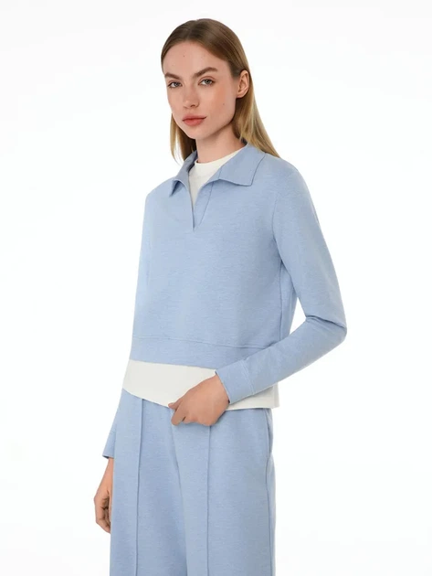 Жіноче поло Promin 2095-02_623 XL Сіро-блакитний меланж (2700000128466) - Фото 3 Жіноче поло Promin 2095-02_623 XL Сіро-блакитний меланж (2700000128466) - зображення 3