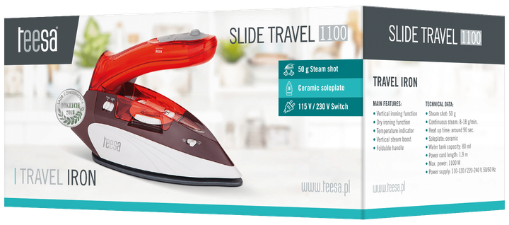 Праска Teesa Slide Travel 1100 TSA2012 - зображення 6