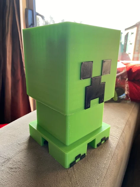 Подставка Для Карандашей Creeper Pencil Paint Brush Holder Зеленый 18 См 3Д Печать - Фото 2 Подставка Для Карандашей Creeper Pencil Paint Brush Holder Зеленый 18 См 3Д Печать - изображение 2