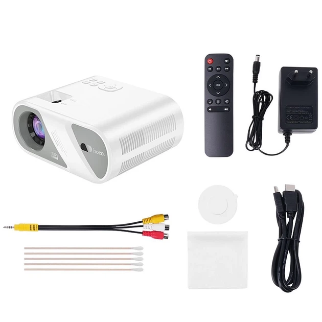 Проектор Hoco DT1 HD Ready Wi-Fi Bluetooth 720P White (6942007629621) - изображение 7