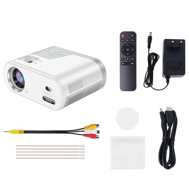 Проектор Hoco DT2 HD Ready с Android Wi-Fi Bluetooth 720P White (6942007629645) - изображение 6