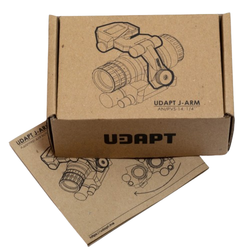 Адаптер UDAPT J-ARM-14 подходит для ПНВ крепления dovetail Black - Фото 5 Адаптер UDAPT J-ARM-14 подходит для ПНВ крепления dovetail Black - изображение 5