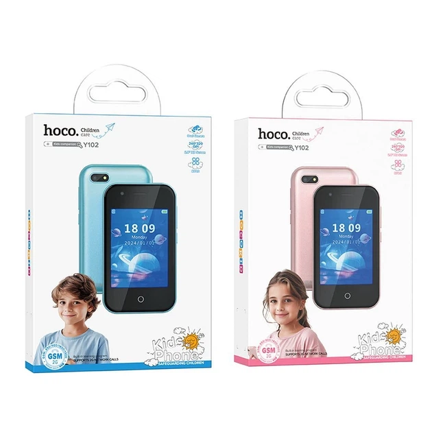 Смартфон для дітей Hoco Y102 2,8" 2G Blue (6942007638685) - зображення 8
