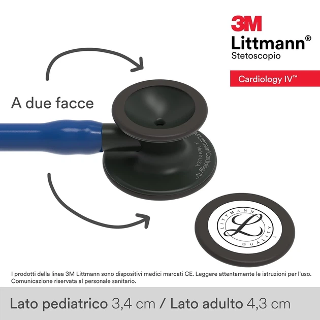 Стетоскоп 3M Littmann IV 69 см Синий 100611089 - изображение 3
