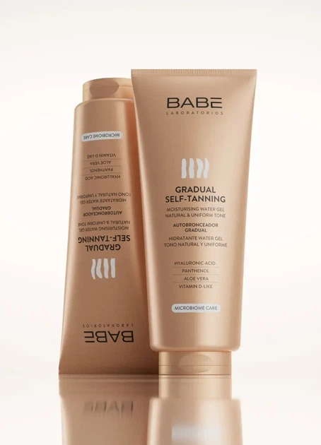 Babe Laboratories Автозасмага‑лосьйон з поступовим ефектом, пантенолом та алое вера, 250 мл (Бабе Лабораторіз) - Фото 3 Babe Laboratories Автозасмага‑лосьйон з поступовим ефектом, пантенолом та алое вера, 250 мл (Бабе Лабораторіз) - изображение 3
