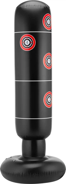 Worek treningowy bokserski Outtec Reflex Zone 160 I-42756 160 cm Czarny (5905884427569) - obraz 3