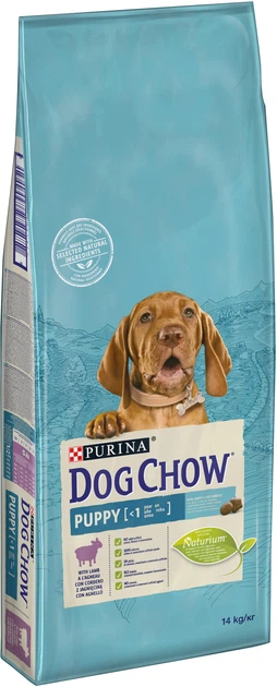 Сухой корм для щенков Purina Dog Chow Puppy Lamb со вкусом ягненка 14 кг - Фото 2 Сухой корм для щенков Purina Dog Chow Puppy Lamb со вкусом ягненка 14 кг - изображение 2