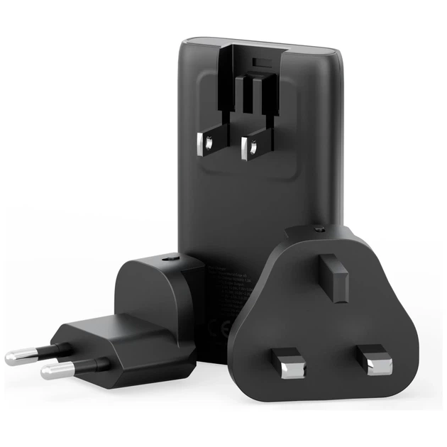 Ładowarka Energea TravelWorld Edge 65W PD/PPS/QC3.0 US/UK/EU Grey (8885020103427) - obraz 3