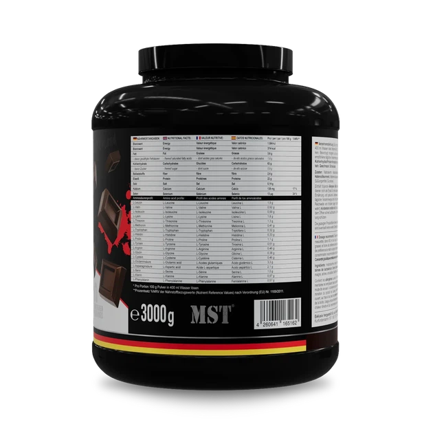 Гейнер MST Best Mass Gainer 3000 г шоколад, MST гейнер 3 кг для набору маси - зображення 2