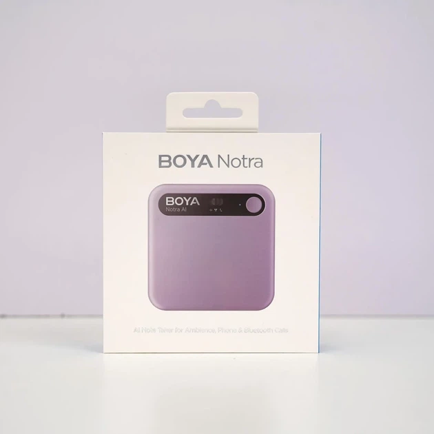 Диктофон BOYA Notra с транскрипцией AI Purple (6977490712369) - Фото 10 Диктофон BOYA Notra с транскрипцией AI Purple (6977490712369) - изображение 10