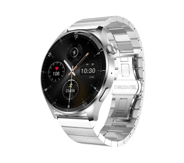 Смартгодинник Forever Grand SW-710 46мм Срібний - Фото 1 Смартгодинник Forever Grand SW-710 46мм Срібний - зображення 1