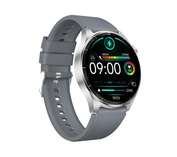 Смартгодинник Forever Grand SW-710 46мм Срібний - Фото 3 Смартгодинник Forever Grand SW-710 46мм Срібний - зображення 3