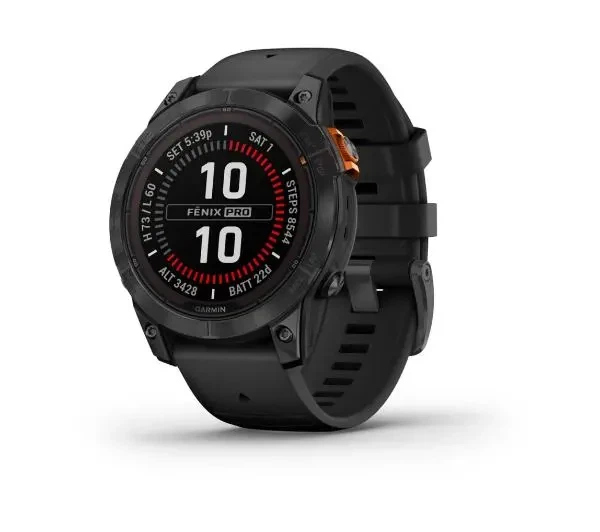 Смартгодинник Garmin fenix 7 Pro Solar 47мм GPS Чорний - Фото 1 Смартгодинник Garmin fenix 7 Pro Solar 47мм GPS Чорний - зображення 1