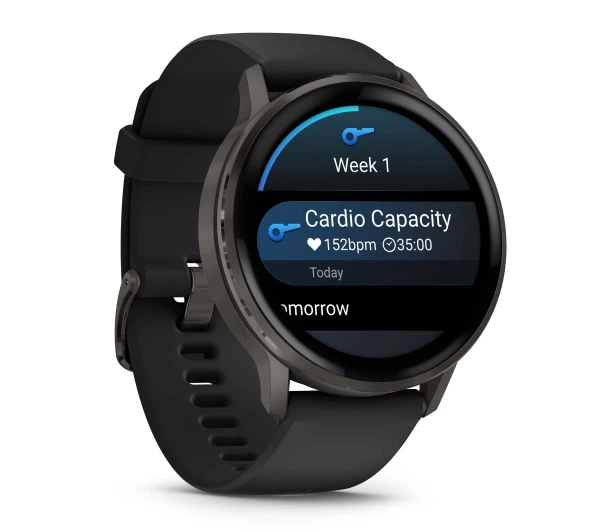 Смартгодинник Garmin Venu 4 45мм Чорний - Фото 2 Смартгодинник Garmin Venu 4 45мм Чорний - зображення 2