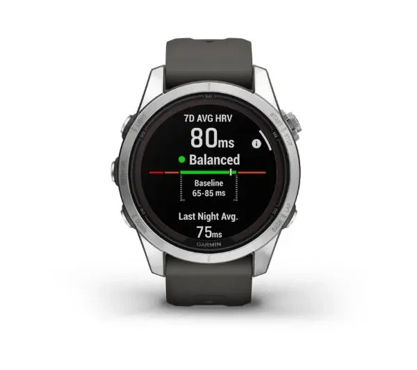 Смартгодинник Garmin fenix 7S Pro Solar 42мм GPS Графітовий - Фото 2 Смартгодинник Garmin fenix 7S Pro Solar 42мм GPS Графітовий - зображення 2