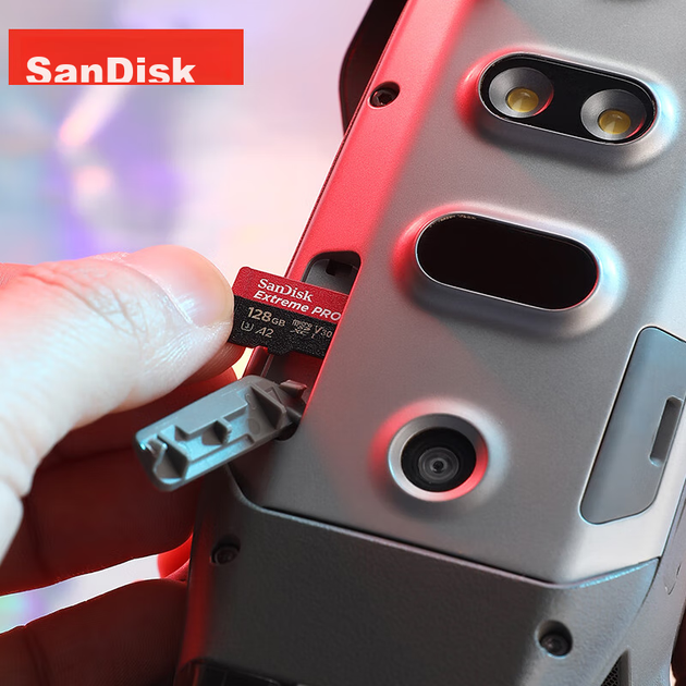 Карта памяти SanDisk 128 ГБ microSDXC UHS-I A2 U3 V30 C10 Ultimate - Фото 3 Карта памяти SanDisk 128 ГБ microSDXC UHS-I A2 U3 V30 C10 Ultimate - изображение 3