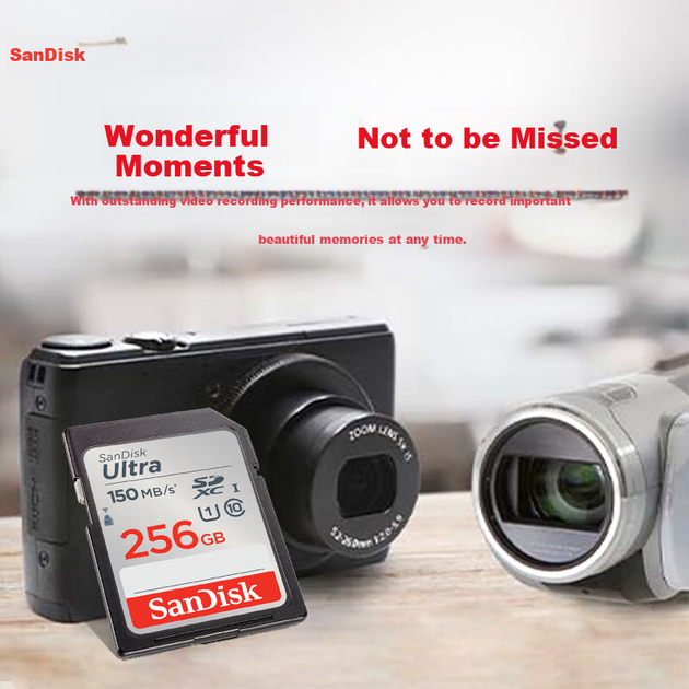 Карта памяти SanDisk SDXC 256 ГБ UHS-I (U1) Class 10 (150 МБ/с) - Фото 5 Карта памяти SanDisk SDXC 256 ГБ UHS-I (U1) Class 10 (150 МБ/с) - изображение 5