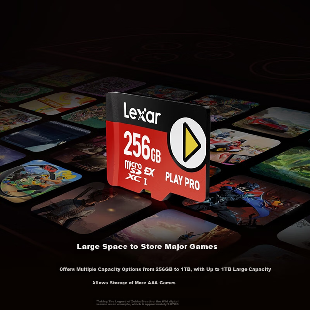 Карта памяти Lexar PLAY PRO microSDXC Express 256GB UHS-I UHS-II - изображение 7