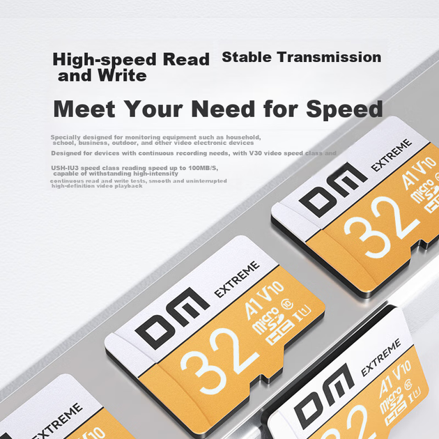 Карта пам'яті DM Daimai 32 ГБ MicroSDHC Gold - Фото 7 Карта пам'яті DM Daimai 32 ГБ MicroSDHC Gold - зображення 7