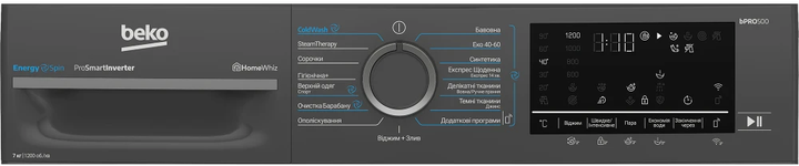 Пральна машина автоматична Beko B5WFU67215AB2 (7264936) - изображение 9
