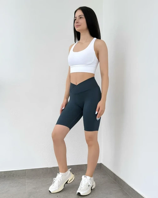 Женские спортивные велошорты V-Shape с эффектом Push-Up для фитнеса повседневной носки Изумрудный S (VVP8S) - Фото 1 Женские спортивные велошорты V-Shape с эффектом Push-Up для фитнеса повседневной носки Изумрудный S (VVP8S) - изображение 1