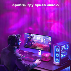 Ночной куб проектор северного сияния RGB Настольная лампа 4 цветов. Проекция водяной волны. LED светильник от USB - изображение 2