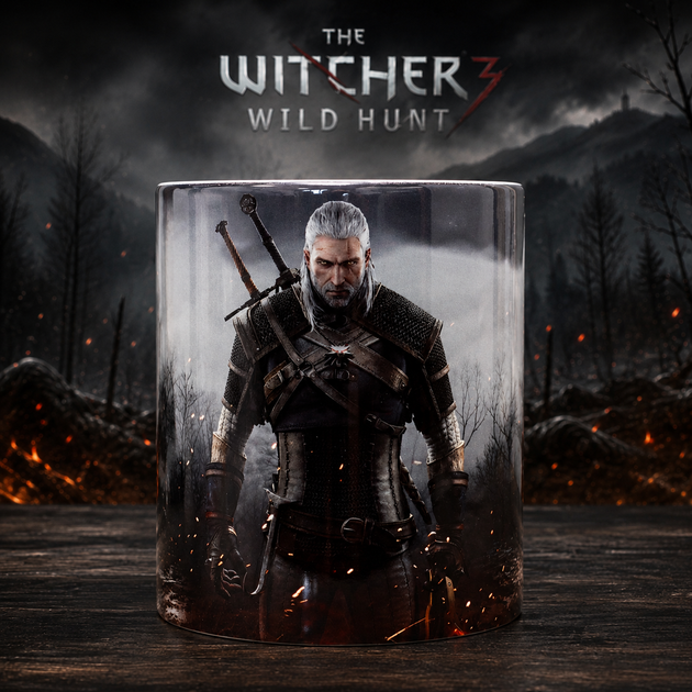 Чашка The Witcher 3: Wild Hunt 330 мл. - Фото 2 Чашка The Witcher 3: Wild Hunt 330 мл. - изображение 2