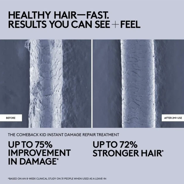 Маска кондиціонер для волосся Fenty Beauty The Comeback Kid Instant Damage Repair Treatment 30ml - Фото 4 Маска кондиціонер для волосся Fenty Beauty The Comeback Kid Instant Damage Repair Treatment 30ml - зображення 4
