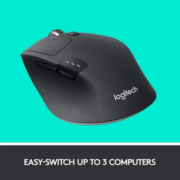 Миша Logitech M720 Triathlon Wireless/Bluetooth Black - изображение 4